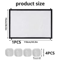Coalwop Bezpečnostná zábrana pre psov a deti 110x72 cm, montáž bez vŕtania na schody a dvere, so 4 lepiacimi hákmi, rozšíriteľná detská brána 6