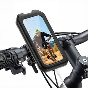 coalwop Vodootporni držač mobitela za bicikl i motocikl – rotacija od 360°, univerzalni, za telefone od 4 do 7 inča