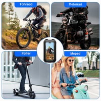 Vodeodolný držiak na telefón na bicykel a motorku Coalwop – otočný o 360°, univerzálny, pre telefóny s uhlopriečkou 4 – 7 palcov 7