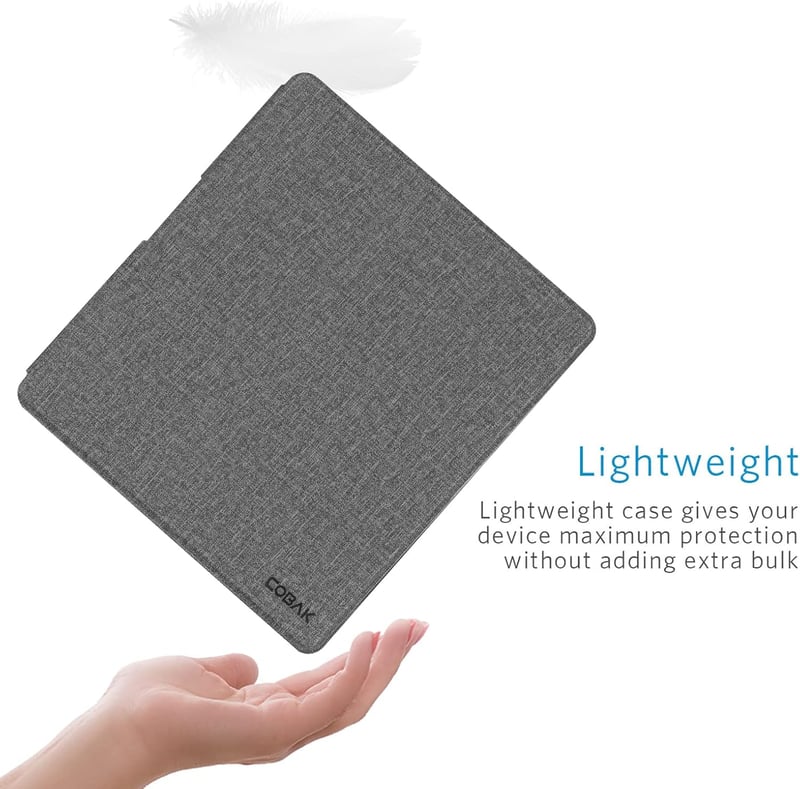 CoBak Kindle Scribe 10.2" Tok Szürke - Beépített Tolltartó és Auto Sleep/Wake Funkcióval