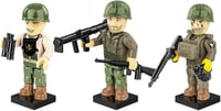 Stavebnica COBI D-Day 6. jún 1944 – 13,0 x 3,7 x 10,5 cm, vojenský model v zelenej, hnedej a sivej farbe 2