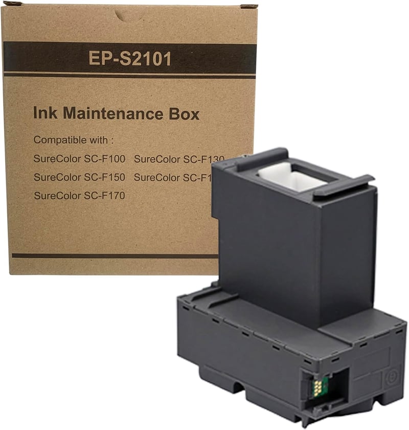 COCADEEX S2101 Tinta Karbantartó Doboz Epson SureColor SC-F100 Szublimációs Nyomtatóhoz - C13S210125 Kompatibilis Tinta Tartály