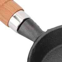 Cocoarm Öntöttvas Mini Serpenyő 10 cm Nyéllel Tojáshoz Palacsintához Omlett Készítéshez és Campinghez 9