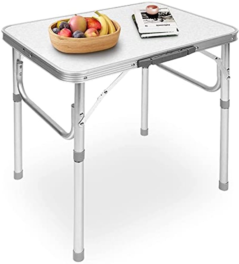 Cocoarm Sklopivi kamperski stol, aluminijski, lagan, prijenosan s ručkom za piknik na otvorenom, nosivosti 40 kg