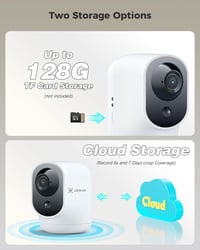 COCOCAM 2K WiFi Biztonsági Kamera Akkumulátorral, Mozgásérzékelés, Baba és Háziállat Megfigyelő 8