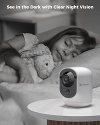 COCOCAM 2K WiFi Biztonsági Kamera Akkumulátorral, Mozgásérzékelés, Baba és Háziállat Megfigyelő 6