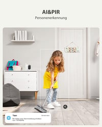 Vnútorná bezpečnostná kamera COCOCAM 4G so SIM kartou, 6000 mAh batériou, 2K rozlíšením, 355° rotáciou, IR nočným videním, PIR senzorom pohybu, kompatibilná s Alexa, bez potreby WiFi, biela 5