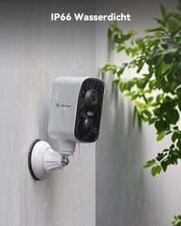 COCOCAM 4G Prenosná magnetická bezpečnostná kamera so SIM kartou, rozlíšenie 2K, batéria 10000 mAh, PIR snímač pohybu, IP66, rotácia 300°, biela 9