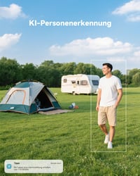 COCOCAM 4G Prenosná magnetická bezpečnostná kamera so SIM kartou, rozlíšenie 2K, batéria 10000 mAh, PIR snímač pohybu, IP66, rotácia 300°, biela 7