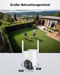 COCOCAM 4K 8MP Vonkajšia bezpečnostná kamera, 6W solárny panel, WiFi, farebné nočné videnie, PIR snímač pohybu, 355° rotácia, obojsmerný prenos zvuku, IP66 8