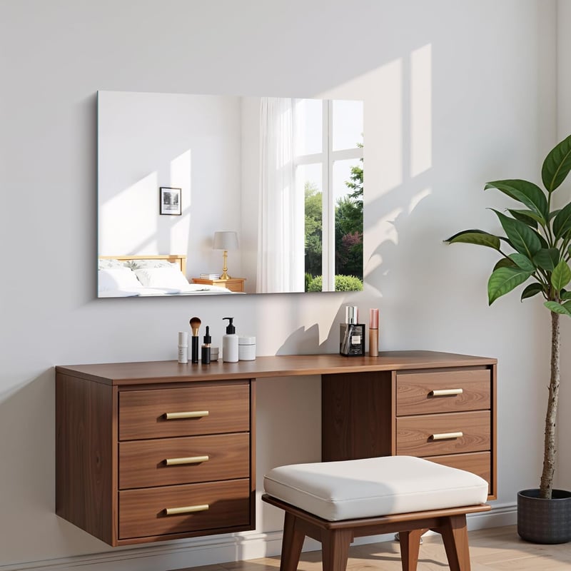 COFENY Frameless tükör 60x45 cm, pattanásmentes fürdőszobai fali tükör