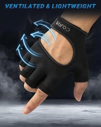 COFIT Légáteresztő Edzőkesztyű Csúszásmentes Wrist Support Férfi Női Edzéshez 2