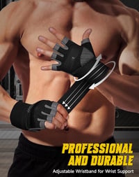 COFIT Légáteresztő Edzőkesztyű Csúszásmentes Wrist Support Férfi Női Edzéshez 4