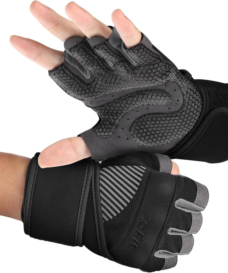 COFIT Légáteresztő Edzőkesztyű Csúszásmentes Wrist Support Férfi Női Edzéshez