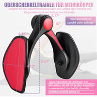 COFOF Comb Trainer 28-38 lb Medence Erősítő Nőknek Lábnyomás Edzés Fenék Tréner Ellenállási Sávokkal 4