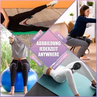 COFOF Comb Trainer 28-38 lb Medence Erősítő Nőknek Lábnyomás Edzés Fenék Tréner Ellenállási Sávokkal 5