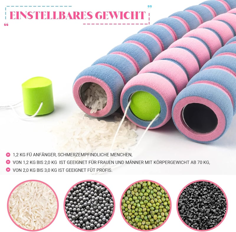 COFOF Fitness Hula Hoop rozsdamentes acélmaggal és habszigetelésvel