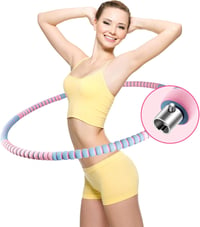 COFOF Fitness Hula Hoop rozsdamentes acélmaggal és habszigetelésvel 1