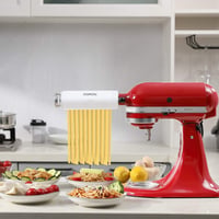 COFUN KitchenAid Pasta Készlet - Tésztahengerl, Spagetti és Fettuccine Vágó 9