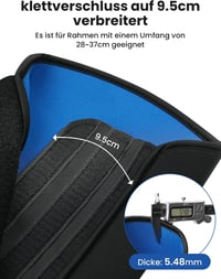 COICER E-Bike Akkumulátor Védőtok 28-45 cm Kerülethez Univerzális 7