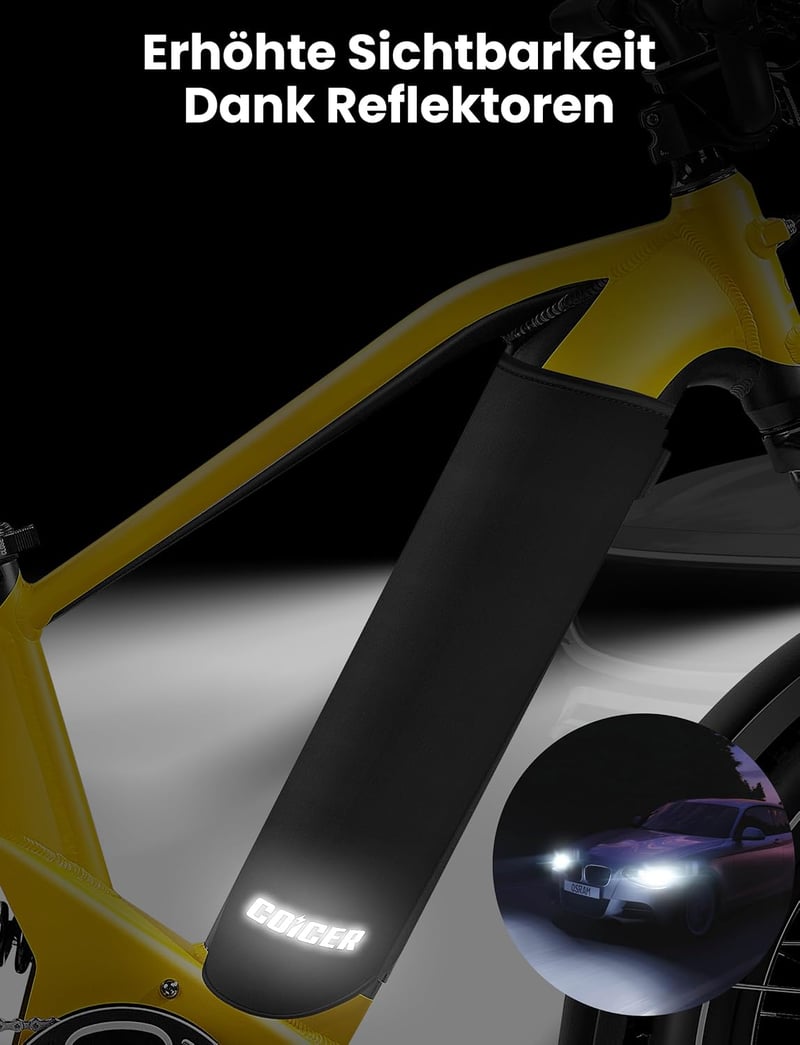 COICER E-Bike Akkumulátor Védőtok 28-45 cm Kerülethez Univerzális