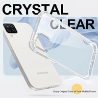 Puzdro Coiwxmoi na Samsung Galaxy A12 s odnímateľnou šnúrkou na krk, priehľadný silikónový TPU – čierne 6