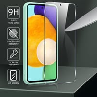 Coiwxmoi puzdro na Samsung Galaxy A52 4G / A52 5G / A52S 5G 6,5" s 2 ks tvrdených skiel, ultra tenký tekutý silikónový kryt z TPU, nárazuvzdorný, odolný voči poškriabaniu, svetlozelený 6