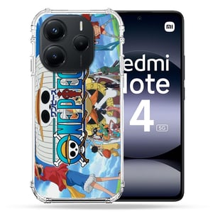 Cokitec Erősített Védőtok Xiaomi Redmi Note 14 5G Telefonhoz – Manga One Piece Sunny Mintával