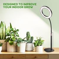 COKOLILA 80 LED növénylámpa teljes spektrum, 360° forgatható, időzítővel - One Head Desk Plant Lamp 7