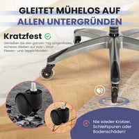 Manažérske kancelárske kreslo COLAMY z priedušnej kože – ergonomická otočná stolička s vreckovým pružinovým sedadlom, vyklápacími opierkami na ruky a tichými kolieskami 7