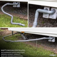 Colapz Összecsukható Szürkeviztank 8m Csőrendszer Lakóautóhoz Karavánhoz 5