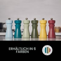 Râșniță de sare și piper Cole & Mason Kenton cu mecanism ceramic, culoare turmeric 6