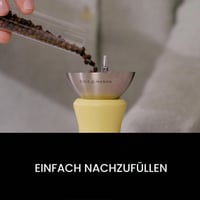 Râșniță de sare și piper Cole & Mason Kenton cu mecanism ceramic, culoare turmeric 5