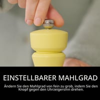 Râșniță de sare și piper Cole & Mason Kenton cu mecanism ceramic, culoare turmeric 4