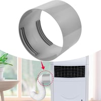 COLEESON 150mm Klíma Kipufogó Cső Adapter Ablak Csatlakozó PVC Hosszabbító 1