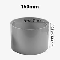 COLEESON 150mm Klíma Kipufogó Cső Adapter Ablak Csatlakozó PVC Hosszabbító 2
