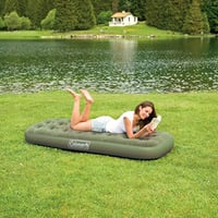 Saltea gonflabilă de o persoană Coleman Comfort Airbed, 188 x 85 x 22 cm, verde, pat pentru oaspeți pentru interior și exterior, sarcină max. 148 kg, pentru camping și festivaluri 2