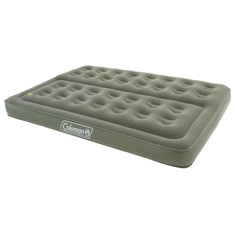 Nafukovacia posteľ pre hostí Coleman Comfort Airbed pre 2 osoby, 188x137x22 cm, nosnosť max. 295 kg, na vnútorné aj vonkajšie použitie, kemping, festival, zelená