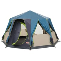 Coleman Octagon kupolasti šator za 6 osoba, panoramski pogled od 360°, čelični okvir, vodootporan 2
