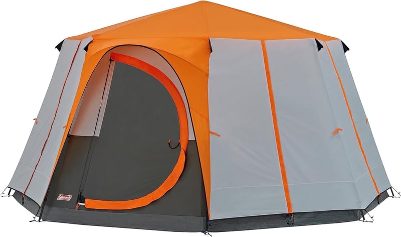 Coleman Octagon 8 személyes családi sátor 360° kilátással, acélvázas, vízálló kempingsátor