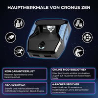 Collective Minds Cronus Zen adapter PS4 PS5 Xbox One Xbox Series X és S Switch PC billentyűzet egér szkriptek és mod támogatás 3