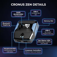 Collective Minds Cronus Zen adapter PS4 PS5 Xbox One Xbox Series X és S Switch PC billentyűzet egér szkriptek és mod támogatás 4