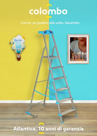 Scară aluminiu cu trepte Colombo Newscal Atlantica 5 - albastru - 178 cm 7