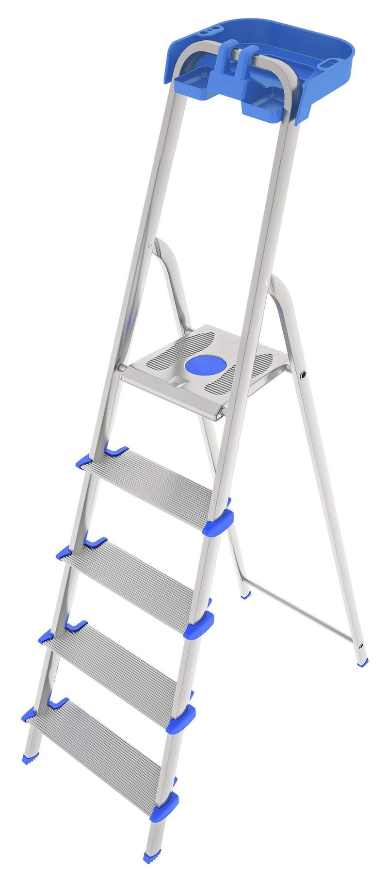 Aluminijske ljestve Colombo Newscal Atlantica 5 - plave - 178 cm