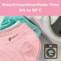 COLOP Marky súprava pečiatok na textil a menoviek DIY | na textil a školské potreby | vodeodolný čierny atrament na textil | 1000 odtlačkov | písmená, čísla, piktogramy, etikety a nažehľovacia páska 2