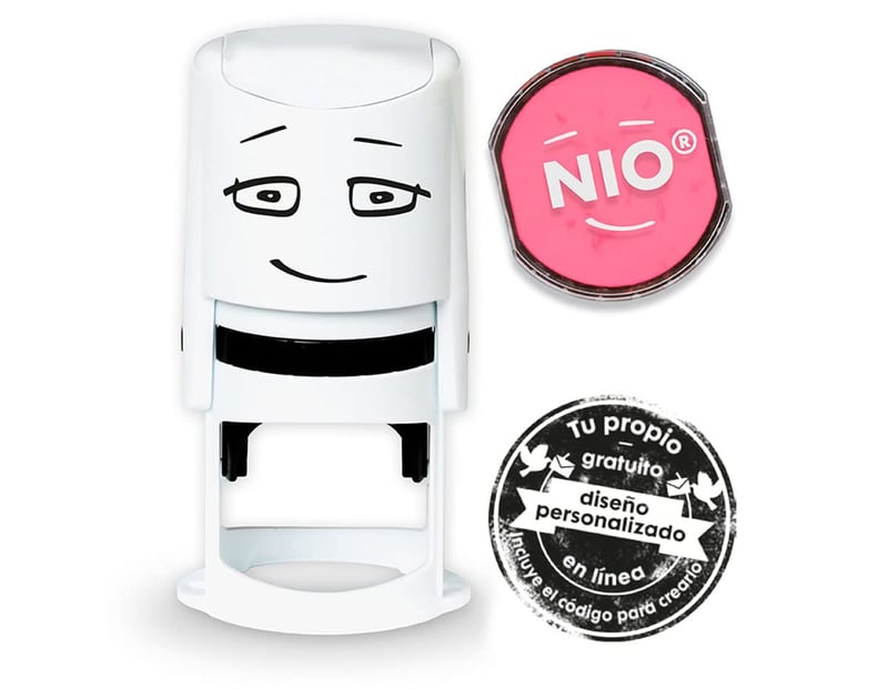 COLOP Nio Stamp+Ink samonamakanjivi pečat - Živahna ružičasta