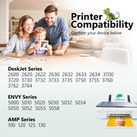 COLORETTO 304XL crni uložak s tintom za HP DeskJet 3700 3762 3760 2620 3720 3750 Envy 5010 5020 5030 HP 304 XL obnovljeni uložak 2 kom. crni 2