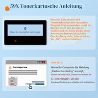 ColorKing 59X Čierny toner HP CF259X CF259A LaserJet Pro M404dw kompatibilná tonerová kazeta 5