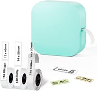 COLORWING Q30 Bluetooth címkenyomtató zöld, hordozható címkegép iOS Android 1