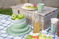 Colourworks Classics Melamínové taniere na šalát a snack v klasických farbách, 4-dielna súprava 2